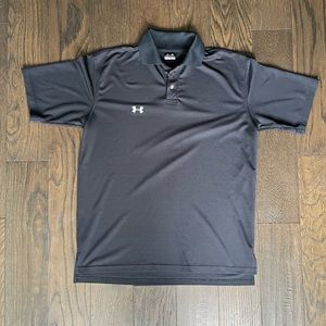 Black Under Armour Short sleeve polo, size small
